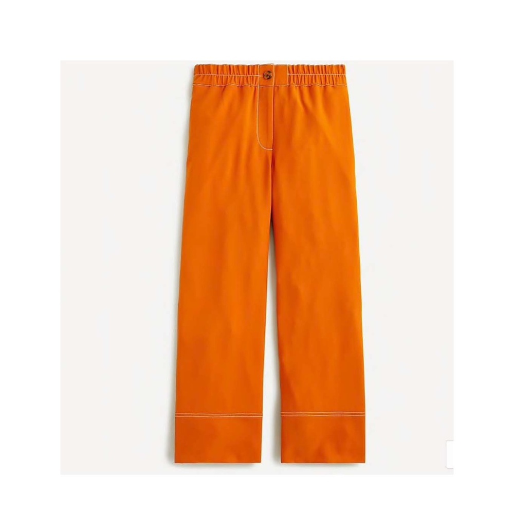 Pull-on crop pant in 365 crepe